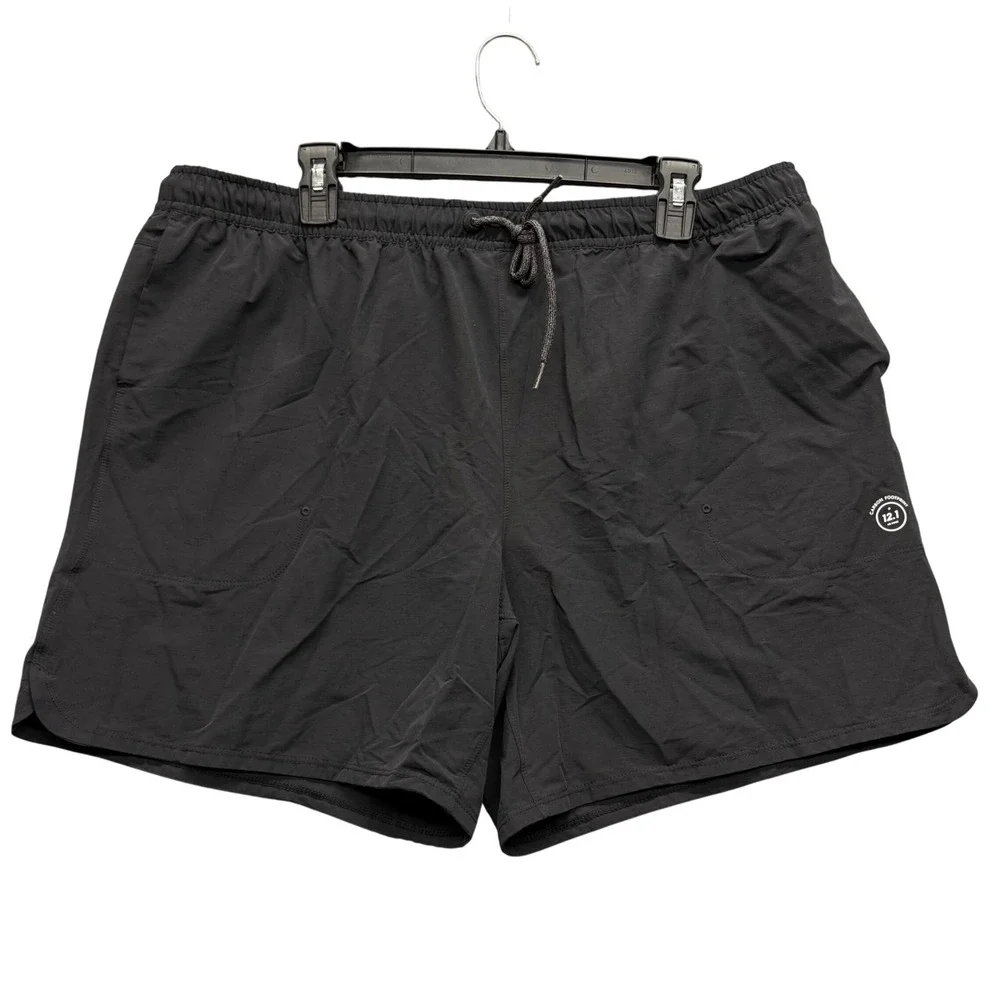 Allbirds Shorts Mens XL Natural Run Black Merino Wool Blend Athletic Training